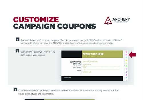 Choose a marketing strategy that has traceable results, like coupon usage.