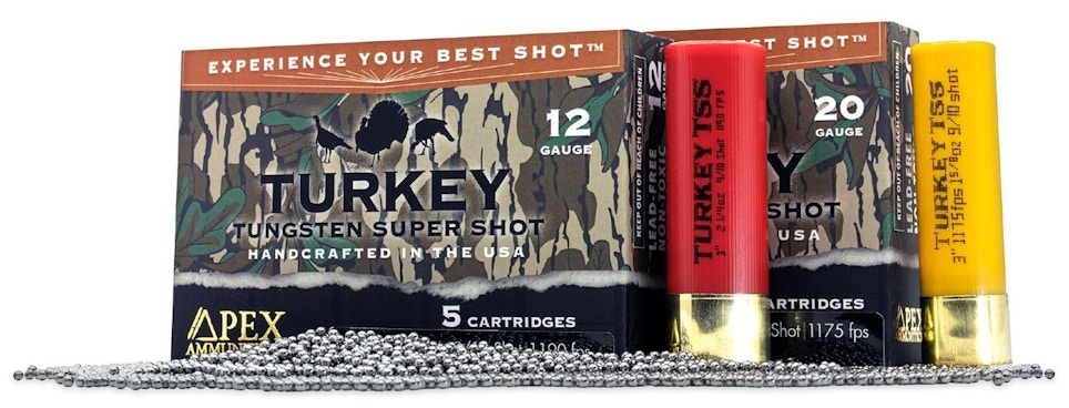 Apex Ammunition Mossy Oak Greenleaf Turkey TSS Blend Shotshells