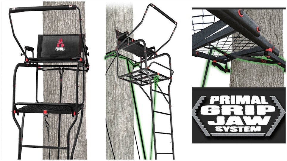 Primal Treestands Mac Daddy Xtra Wide Deluxe Ladder Stand