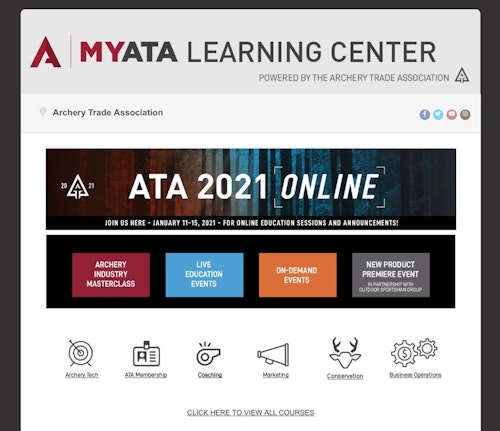 You can view the live and pre-recorded Education Sessions for free. (Photo courtesy of ATA.)