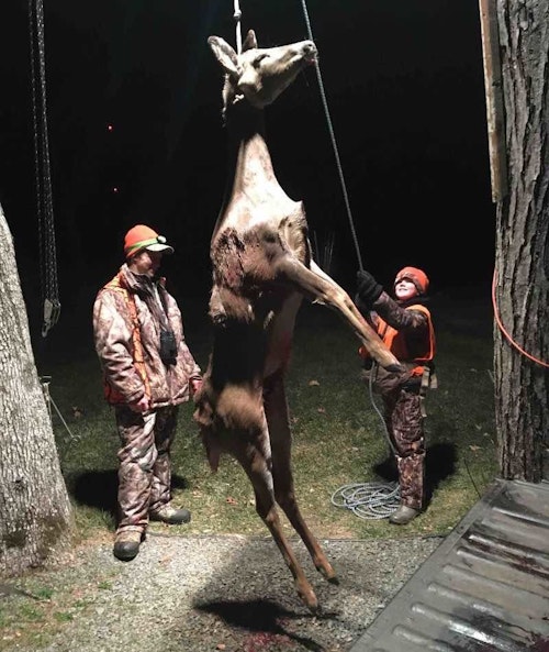 Processing wild game provides an opportunity for hunters of all ages to continue the comradery after the hunt.