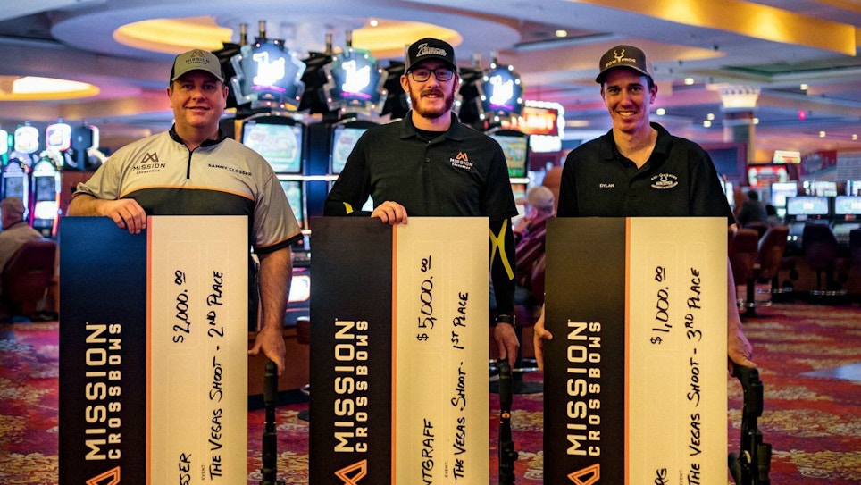 Mission Crossbows Sweeps Podium at The Vegas Shoot