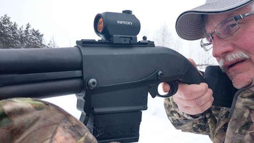Riton’s Mod 3 RMD handled the snow and cold like a champ during the author’s evaluation of the optic.