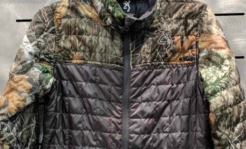 Technical camo clothing is popular among hunters.