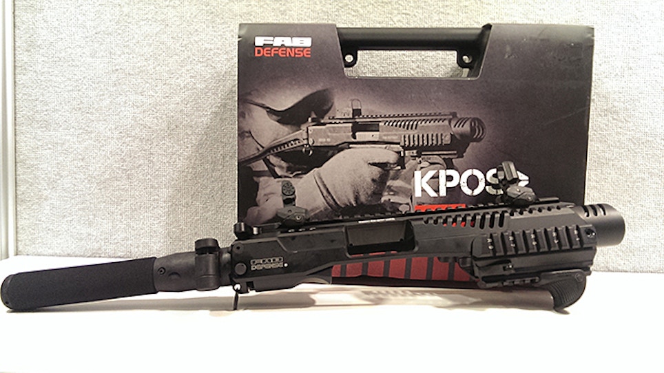 Pistol-to-PDW Conversion Kits Without The NFA Stamp